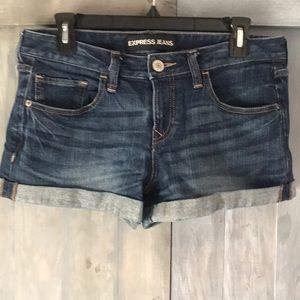 Denim shorts